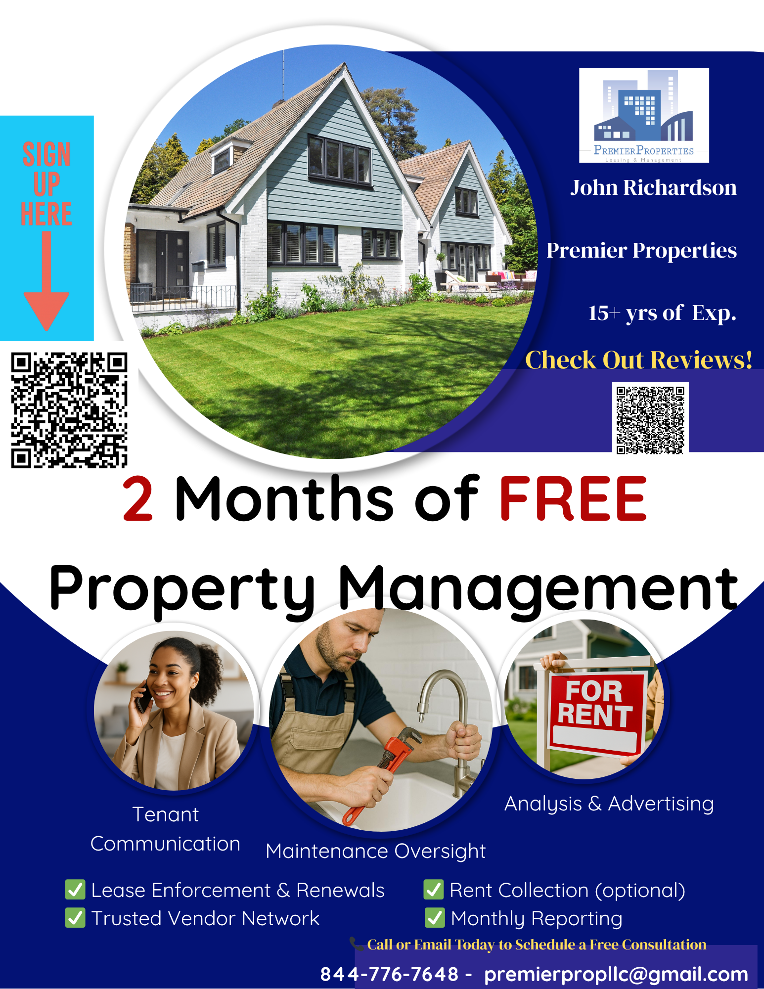 Premier Properties — 2 Months Free Property Management